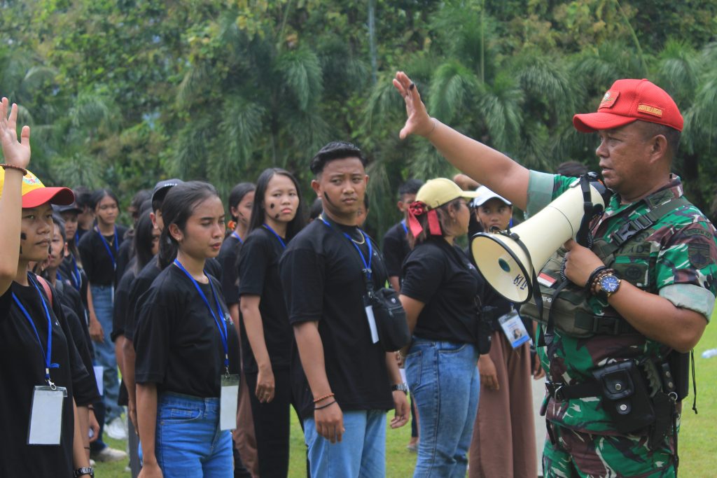 games yang dipandu oleh tim dari TNI RINDAM